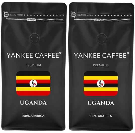 Kawa ziarnista 2kg 100% Arabica Świeżo palona Uganda Do ekspresu Yankee Caffee