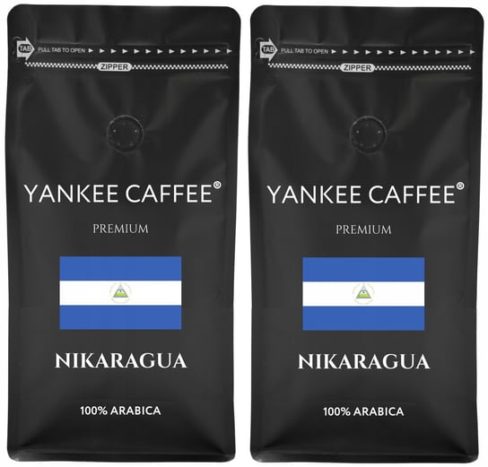 Kawa ziarnista 2kg Arabica świeżo palona Nikaragua Yankee Caffee