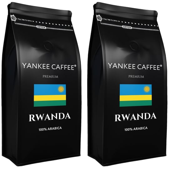 Kawa ziarnista 2kg Arabica świeżo palona Rwanda Do ekspresu i przelewu Yankee Caffee