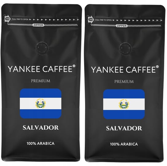 Kawa ziarnista 2kg Arabica świeżo palona Salvador Do ekspresu (2x1kg) Yankee Caffee