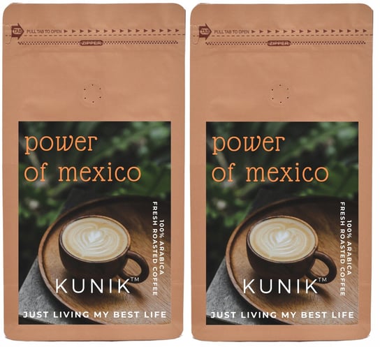 Kawa ziarnista 2kg ŚWIEŻO PALONA 100% ARABICA MEXICO (2x1kg) Do ekspresu Yankee Caffee