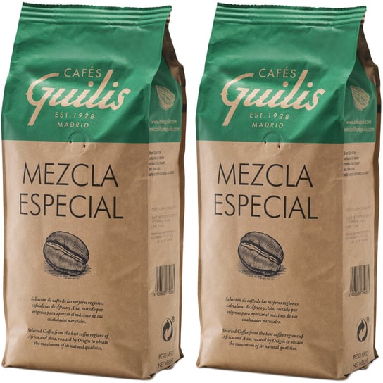 Kawa Ziarnista 2Kg Zestaw Mezcla Cafeś Guilis Cafes Guilis