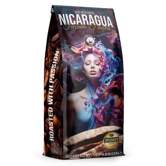 Kawa ziarnista BLUE ORCA Nicaragua Fazenda Finestra 1kg Blue Orca Coffee