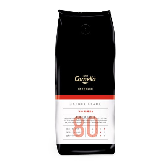 Kawa ziarnista CORNELLA Espresso 80 Market Grade 1 kg Cornella