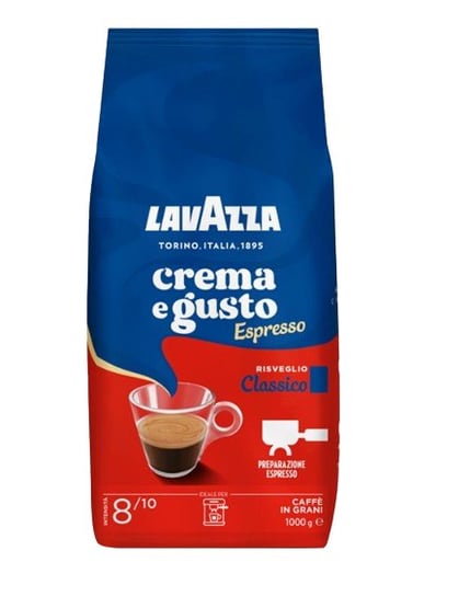 Kawa ziarnista Crema e Gusto Classico 1kg - Lavazza Lavazza
