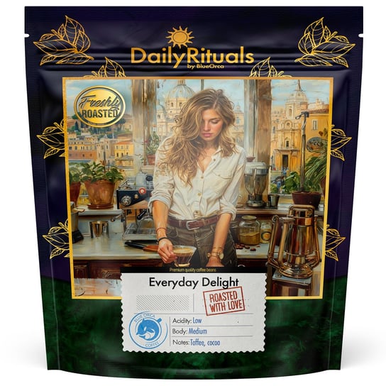 Kawa Ziarnista DAILY RITUALS EverydayDelight Świeżo Palona 100% ARABICA Blue Orca Coffee