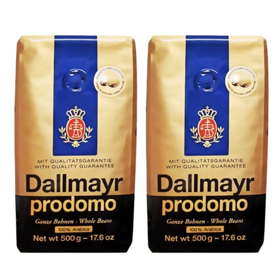 Kawa ziarnista Dallmayr Prodomo 2x 500 g 100 % Arabica etiopia do ekspresu 2 opakowania Dallmayr