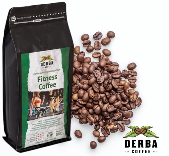 Kawa Ziarnista Derba Coffee Fitness Coffee Kawa Dla Sportowców 1Kg Inne