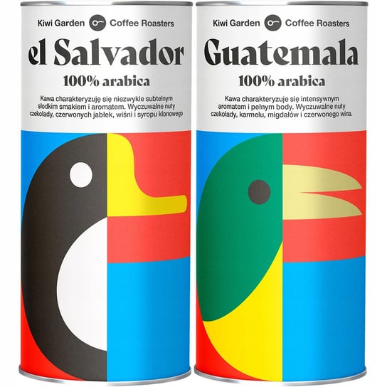 Kawa ziarnista Gwatemala + Salvador świeżo palona Kiwi Garden