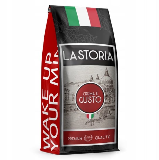 Kawa Ziarnista La Storia Crema E Gusto Świeżo Palona - Blue Orca Coffee 1 kg Blue Orca Coffee