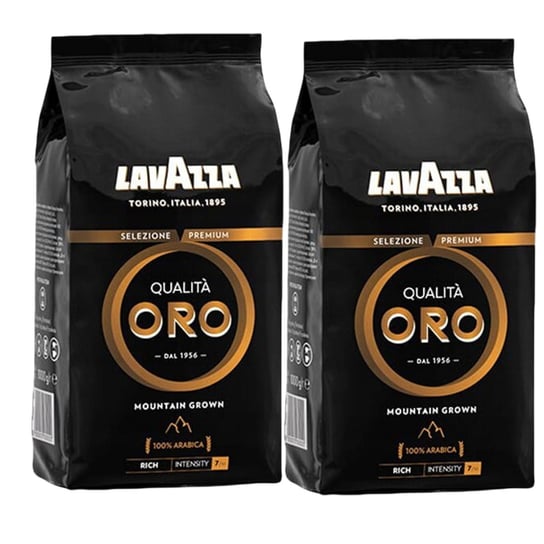 Kawa ziarnista Lavazza Qualità Oro 2 x 1kg Mountain Grown 100% Arabica 2 opakownia - zapas Lavazza