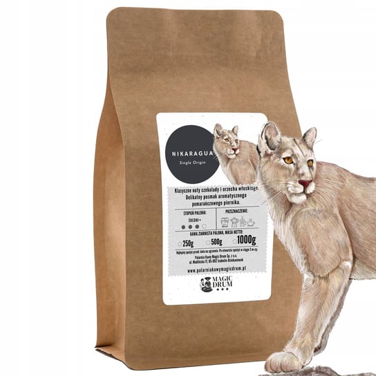 Kawa ziarnista Nikaragua 500 g świeżo palona arabica Ingagi Coffee