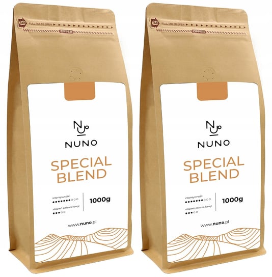 Kawa ziarnista NUNO Special Blend 2kg ŚWIEŻA 72H Nuno