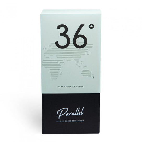 Kawa ziarnista „Parallel 36“ w pudełku prezentowym, 1 kg Przyjaciele Kawy