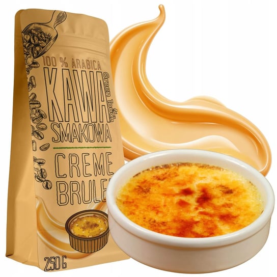 Kawa Ziarnista Smakowa Creme Brulee Deserowa Śmietankowa 250 G Green Touch Green Touch