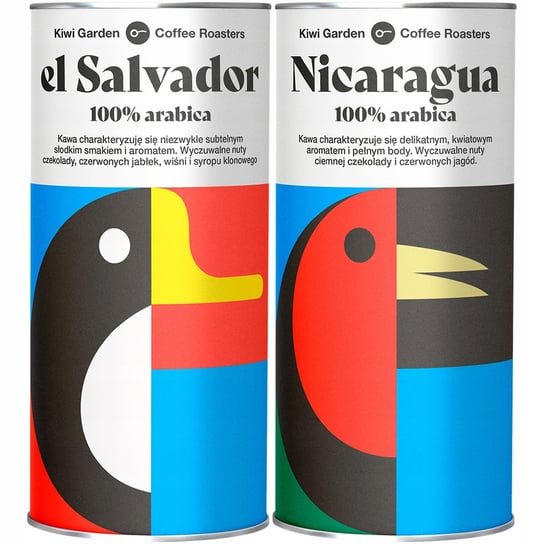 Kawa ziarnista speciality Salwador + Nikaragua Kiwi Garden