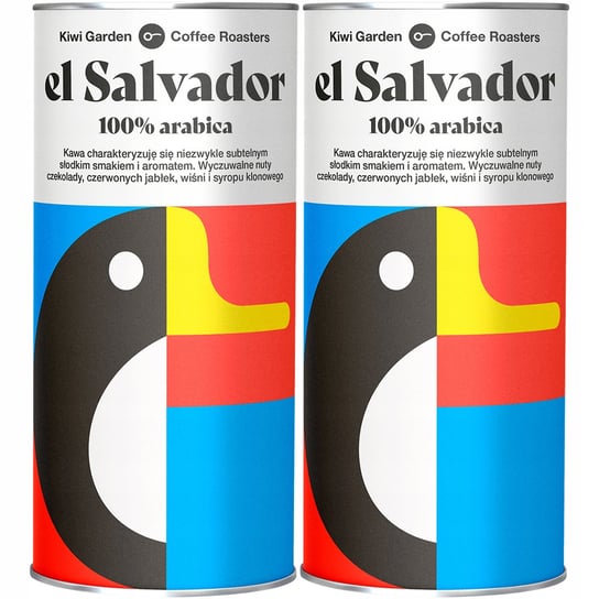 Kawa ziarnista speciality Salwador świeżo palona 2x200g Kiwi Garden