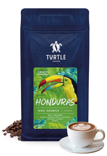 Kawa ziarnista Świeżo Palona HONDURAS 1KG Turtle