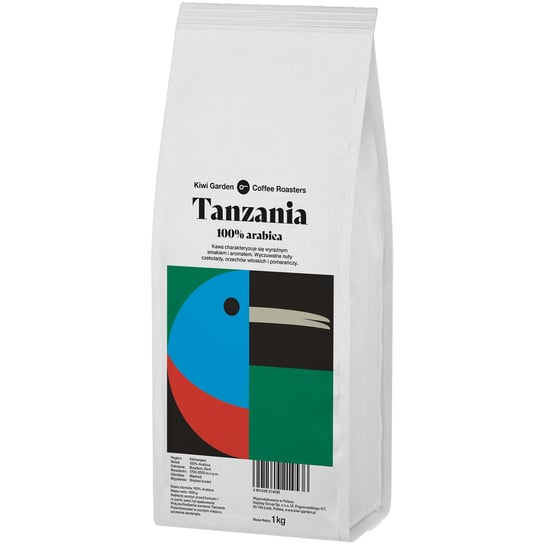 Kawa Ziarnista Świeżo Palona Tanzania Arabika 100% Kiwi Garden