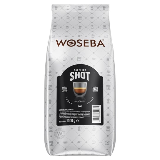Kawa ziarnista WOSEBA Caffeine Shot 1 kg Woseba