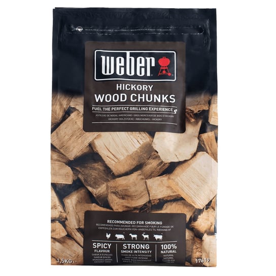 Kawałki drewna Webe Hickory 1,5 kg Weber