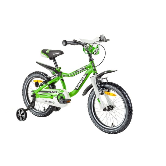 Kawasaki, Rower dla dzieci, Juroku 16", zielony, 2018, chłopięcy Kawasaki