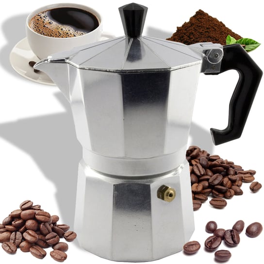 Kawiarka Aluminiowa Zaparzacz Ekspres Do Kawy Espresso 600Ml Indukcja Gaz retoo