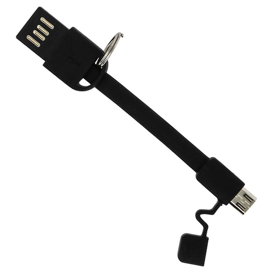 Kaychain Kabel Moxie Mini USB 10cm Tablet / Smartphone Charge Sync Czarny Moxie
