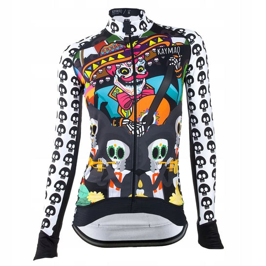 Kaymaq Chicano Skull Damska Bluza sportowa Rowerowa KAYMAQ