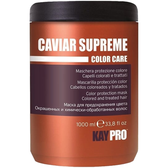 KayPro Caviar Supreme Color Care, Maska Do Włosów Farbowanych, 1000ml Kaypro