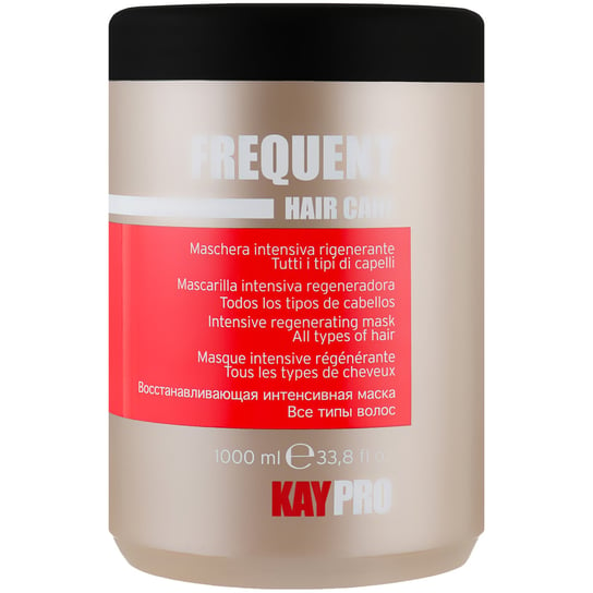 KayPro Frequent Hair Care, Maska Regenerująca Do Włosów Zniszczonych, 1000ml Kaypro