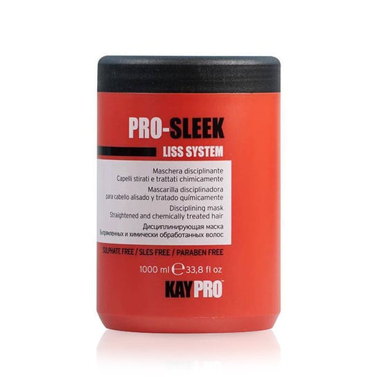 Kaypro, Liss System Pro-Sleek, Maska do włosów, 1000 ml Kaypro