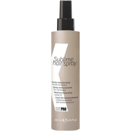 KayPro Sublime Hair Spray, Spray wygładzający do włosów, 200ml Kaypro