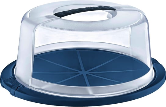 KEEEPER - Pojemnik na ciasto - okrągły - niebieski - 33x38x17 cm Keeeper