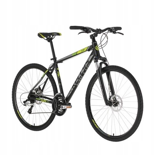 Kellys Cliff 70 Black Green rama M koło 28 Czarno-zielony Kellys