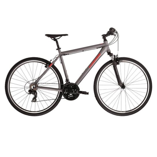 Kellys, Rower crossowy, Evado 1.0 R21 L Me M 28", grafitowy, 2021