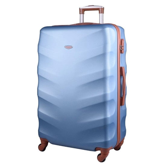 Kemer, Duża walizka, niebieska, 402, rozmiar L KEMER