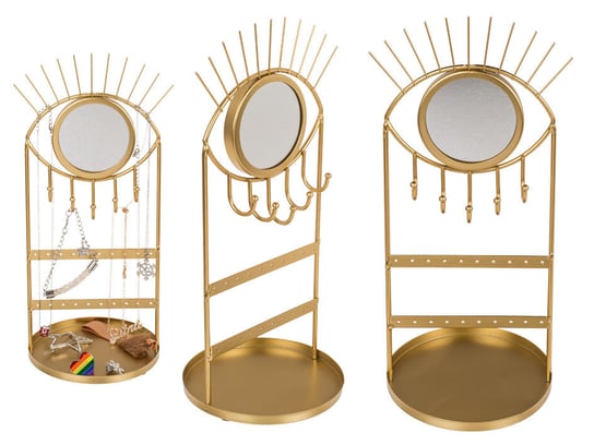 Kemis - House of Gadgets, Metalowy stojak na biżuterię z lusterkiem – Oko Kemis - House of Gadgets