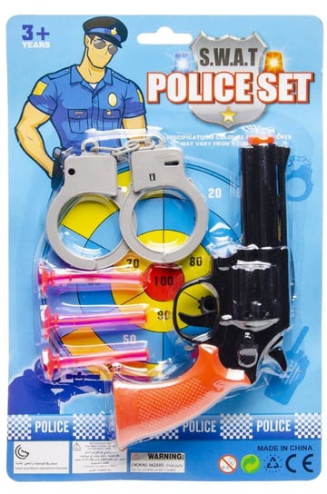 Kemis - House of Gadgets, Pistolet z akcesoriami - zestaw policyjny Kemis - House of Gadgets