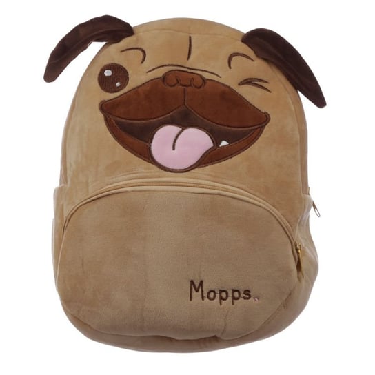 Kemis - House of Gadgets, Pluszowy plecak dla dziecka - Pies Mops Kemis - House of Gadgets