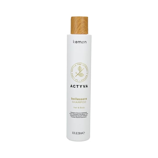 Kemon, Actyva, aksamitny szampon do włosów i ciała, 250 ml Kemon