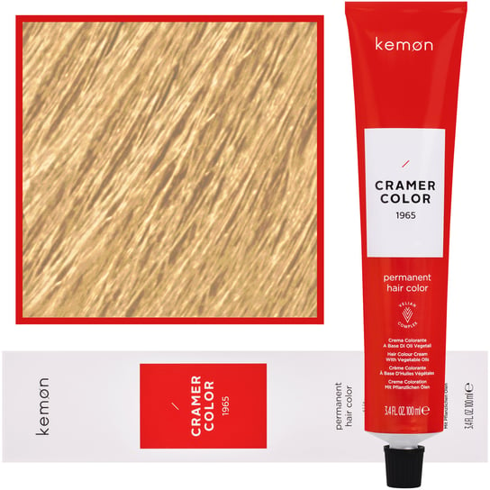 Kemon, Cramer Color 100ml kremowa farba do włosów z olejkami roślinnymi 10,2 Beżowy Platynowy Kemon