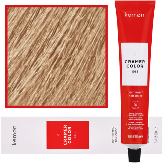 Kemon, Cramer Color 100ml kremowa farba do włosów z olejkami roślinnymi 10 Naturalny Platynowy Kemon