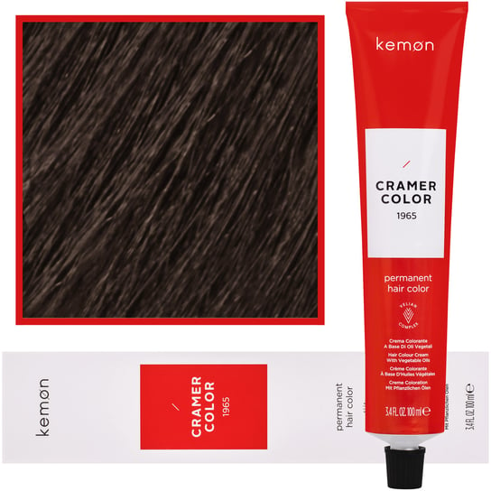 Kemon, Cramer Color 100ml kremowa farba do włosów z olejkami roślinnymi 7,21 Beżowy Popielaty Blond Kemon