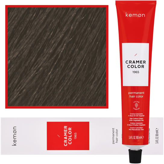 Kemon, Cramer Color 100ml kremowa farba do włosów z olejkami roślinnymi 8,1 Jasny Popielaty Blond Kemon