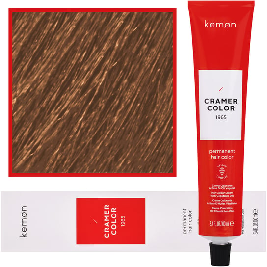 Kemon, Cramer Color 100ml kremowa farba do włosów z olejkami roślinnymi 8,36 Jasny Złoty Mahoniowy Blond Kemon