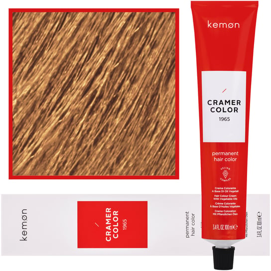 Kemon, Cramer Color 100ml kremowa farba do włosów z olejkami roślinnymi 9,24 Bardzo Jasny Beżowy Miedziany Blond Kemon