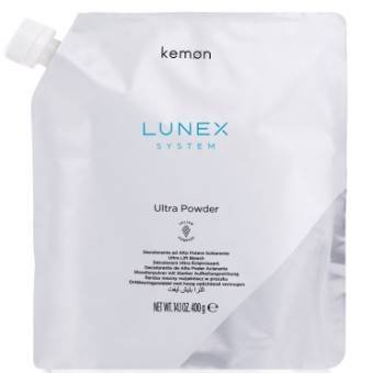 Kemon Lunex System Ultra Powder Rozjaśniacz do Włosów w Proszku do 9 Tonów 400g Kemon