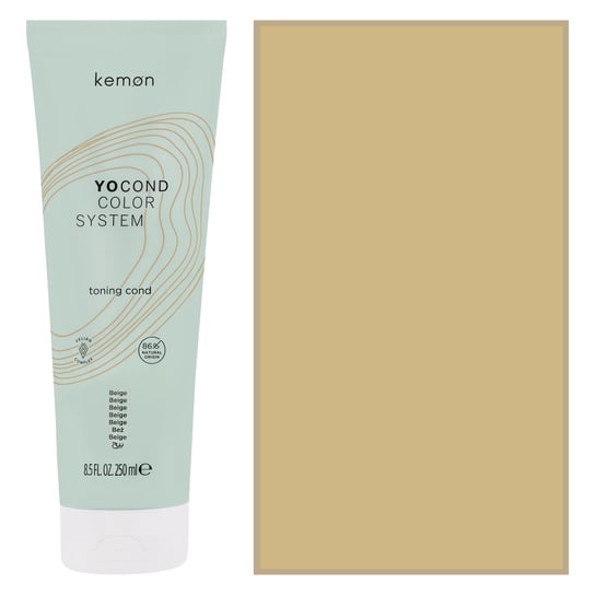 Kemon, Yo Cond Color System Toning, Odżywka koloryzująca do włosów, wzmacnia kolor i pielęgnuje Beige, 250 ml Kemon