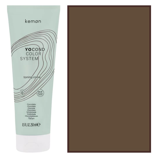Kemon, Yo Cond Color System Toning, Odżywka koloryzująca do włosów wzmacnia kolor i pielęgnuje Czekolada, 250 ml Kemon